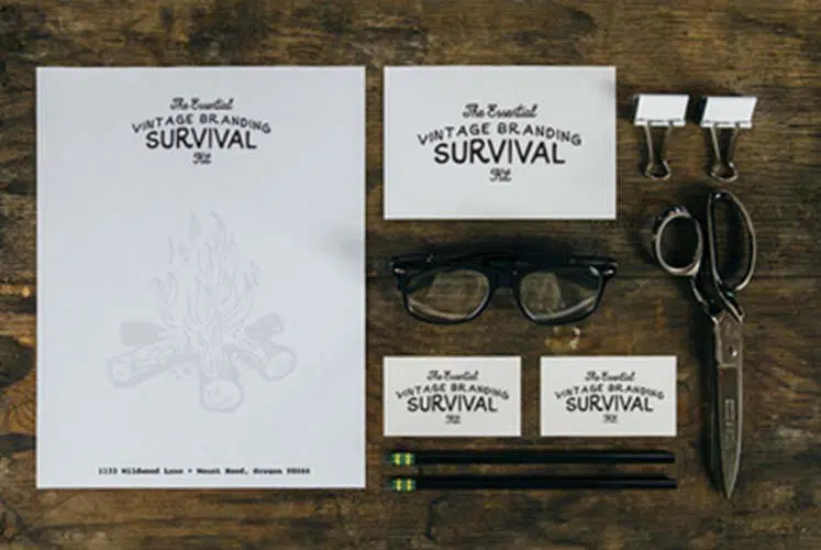Vintage Branding Survival Kit