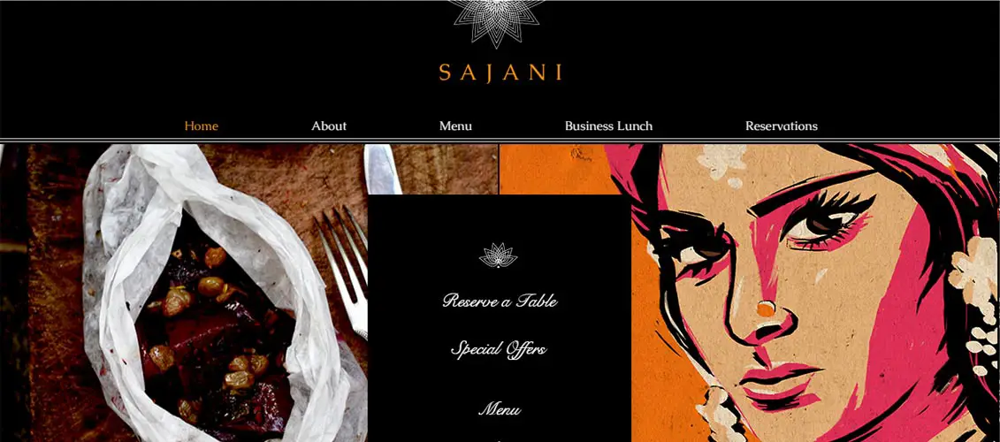 Indian Restaurant Website Template