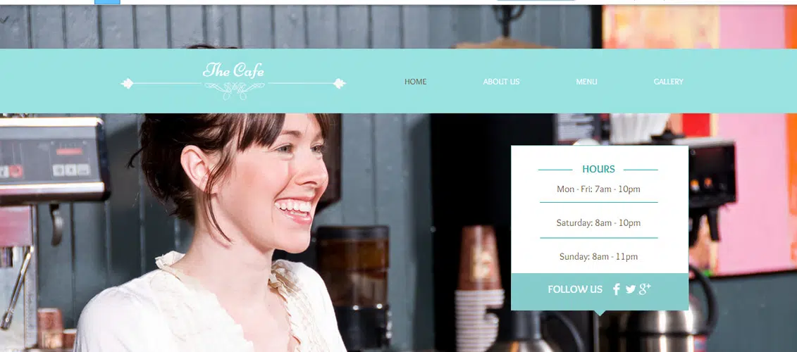 My Cafe Website Template