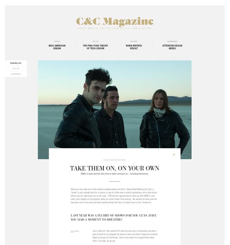 Web Design C-Mag