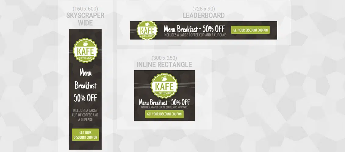 Kafe - HTML5 Coffee Shop Ad Template