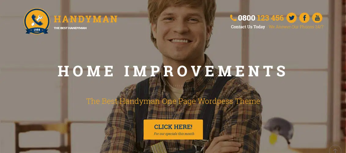 Handyman WordPress Theme