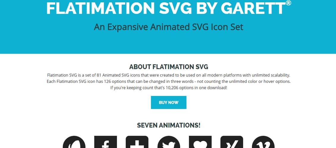 Flatimation Animated SVG Packs