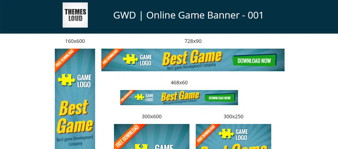 GWD HTML5 Ad Template