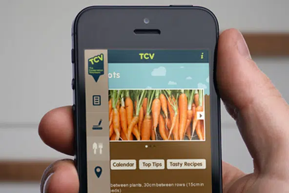Gardening App Concept Mobile Navigation