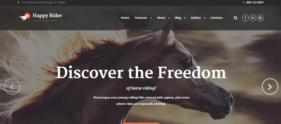 Happy Rider eCommerce WordPress Website