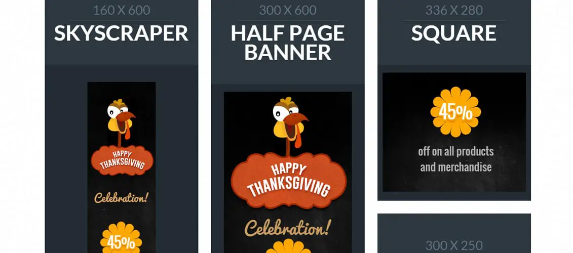 Thanksgiving HTML5 Ad Template Banner