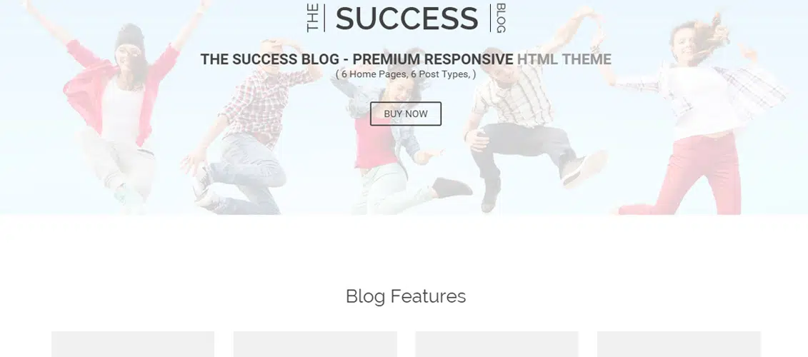 The Success Personal Website Template