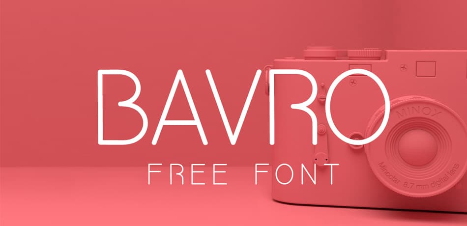 Bavro Free Minimalist Font