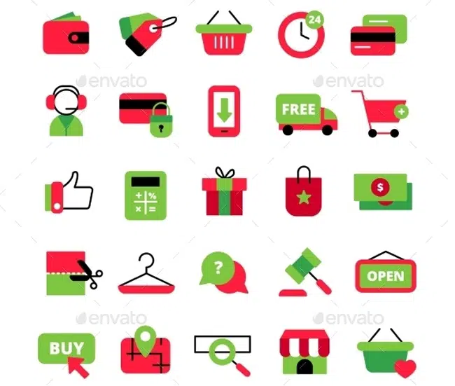 E-Commerce Technology Icon Pack