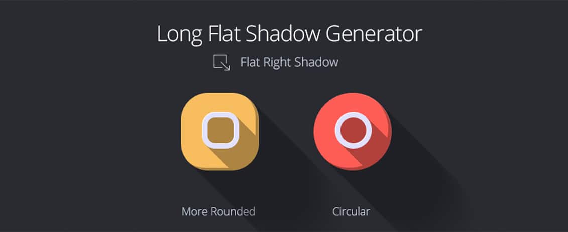 Long flat shadow generator