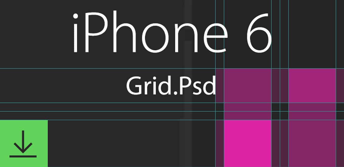 iPhone grid template