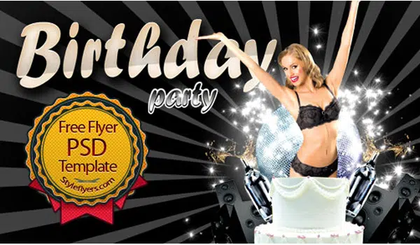 Birthday Flyer PSD
