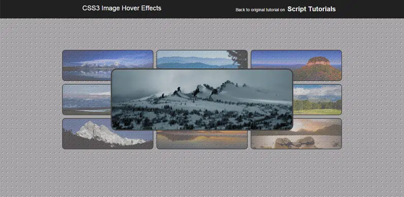 CSS3 image hover effect