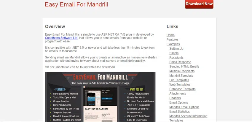 Easy Email Mandrill