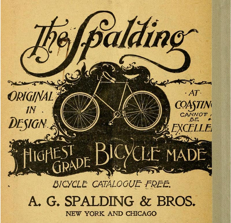 Spalding Bicycles Vintage Typography Projects