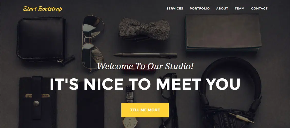 Agency Yellow Website Designs
