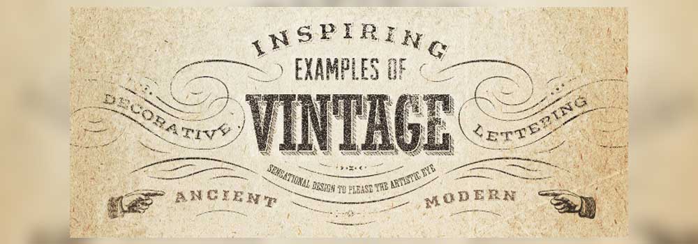 Vintage Typography Projects Worth Bookmarking
