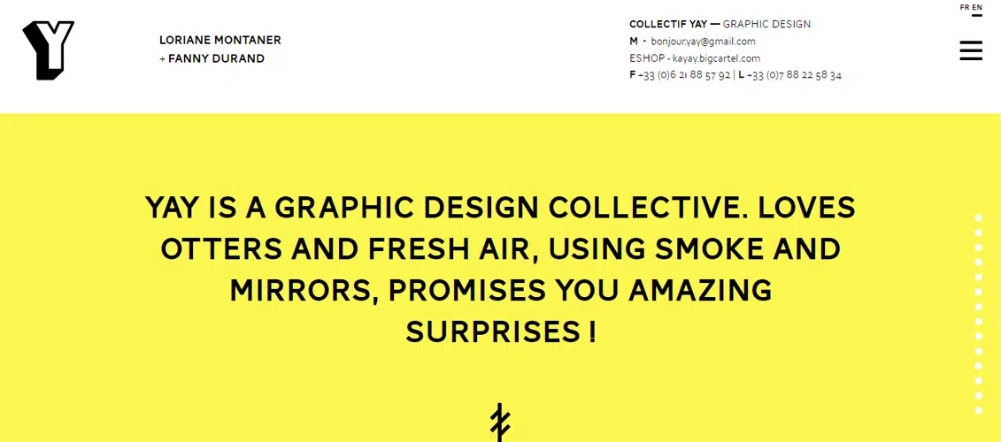 Collectif-yay Yellow Website Designs