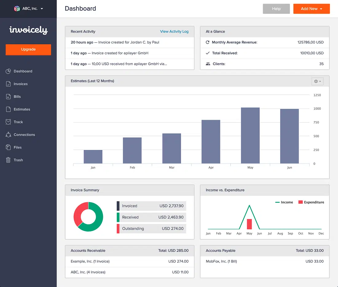 invoicely-financial-dashboard