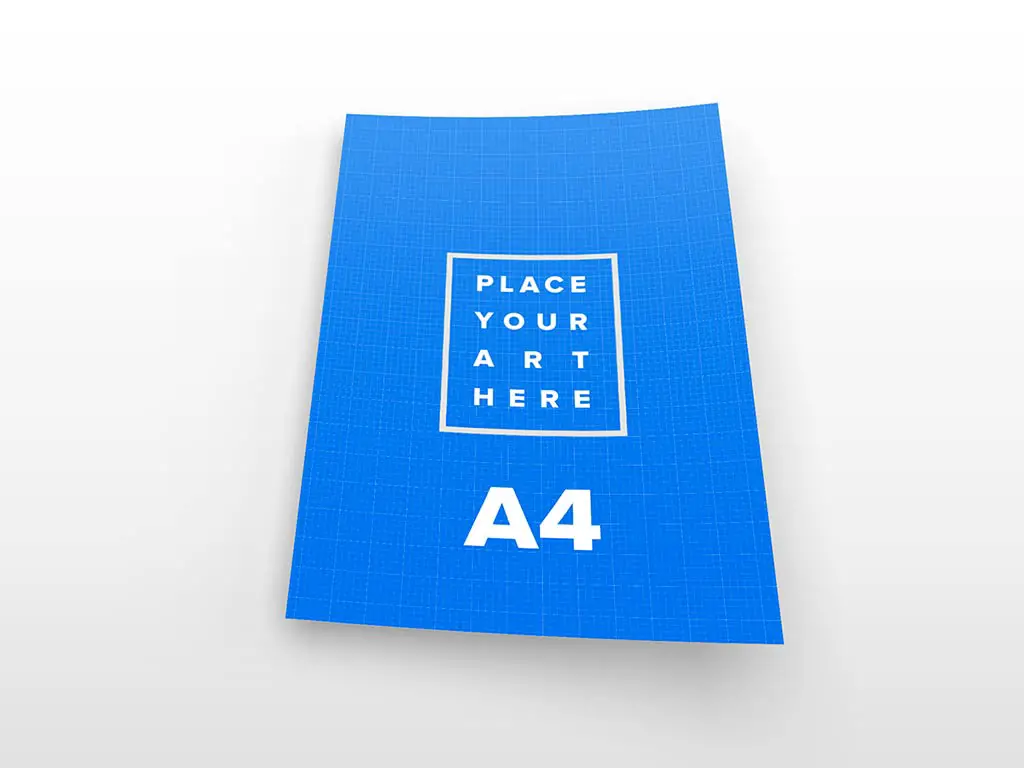 27 Sheets of A4 Paper Mockups