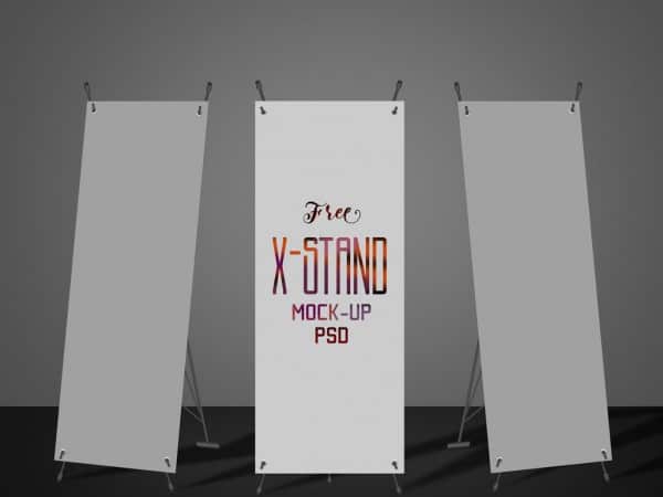 27 X-Stand Banner Mockup
