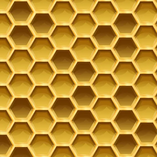 Sweet Honeycomb Pattern in Adobe Illustrator
