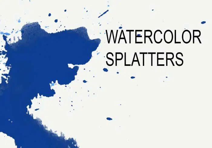 Free Photoshop Brushes Watercolor Splatters