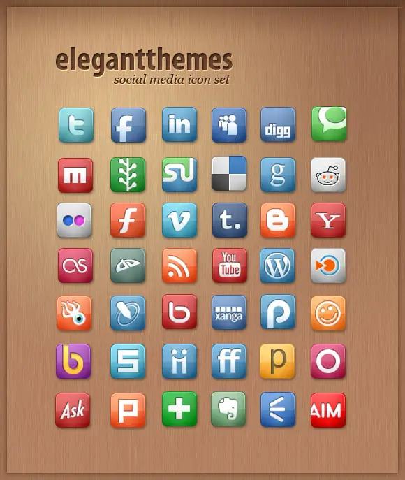 elegantThemes Free Icon Sets