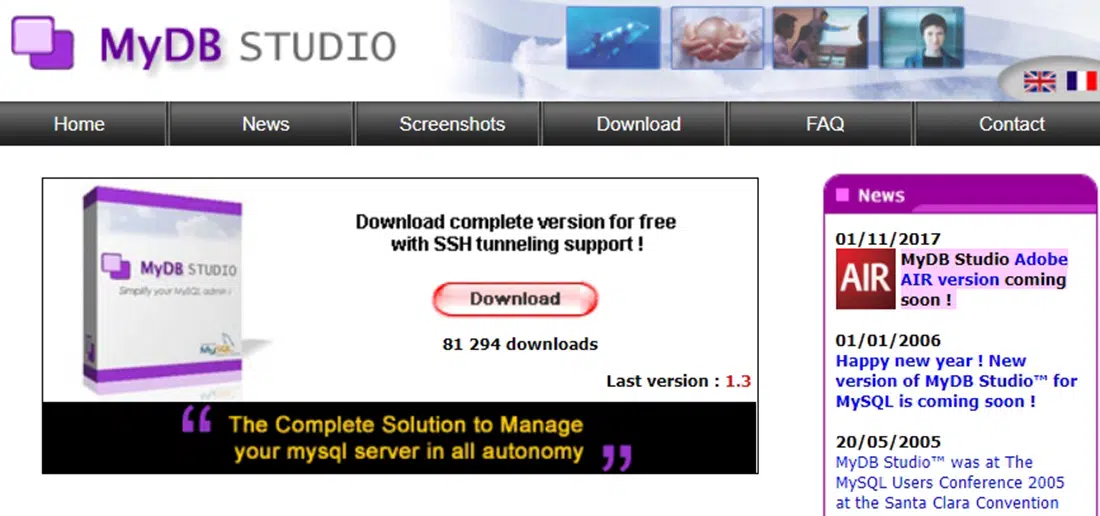 MyDB Studio_ Simplify your MySQL admin ! (Best MySQL front end)