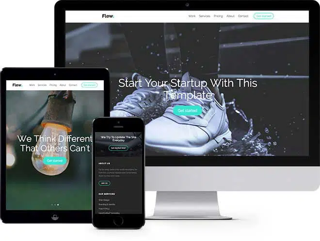15 Flew Free HTML5 Bootstrap Template