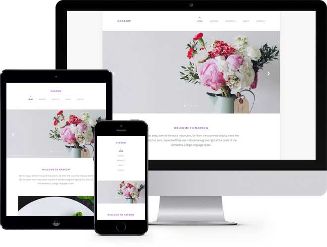 19 Narrow Free Website Template Using Bootstrap