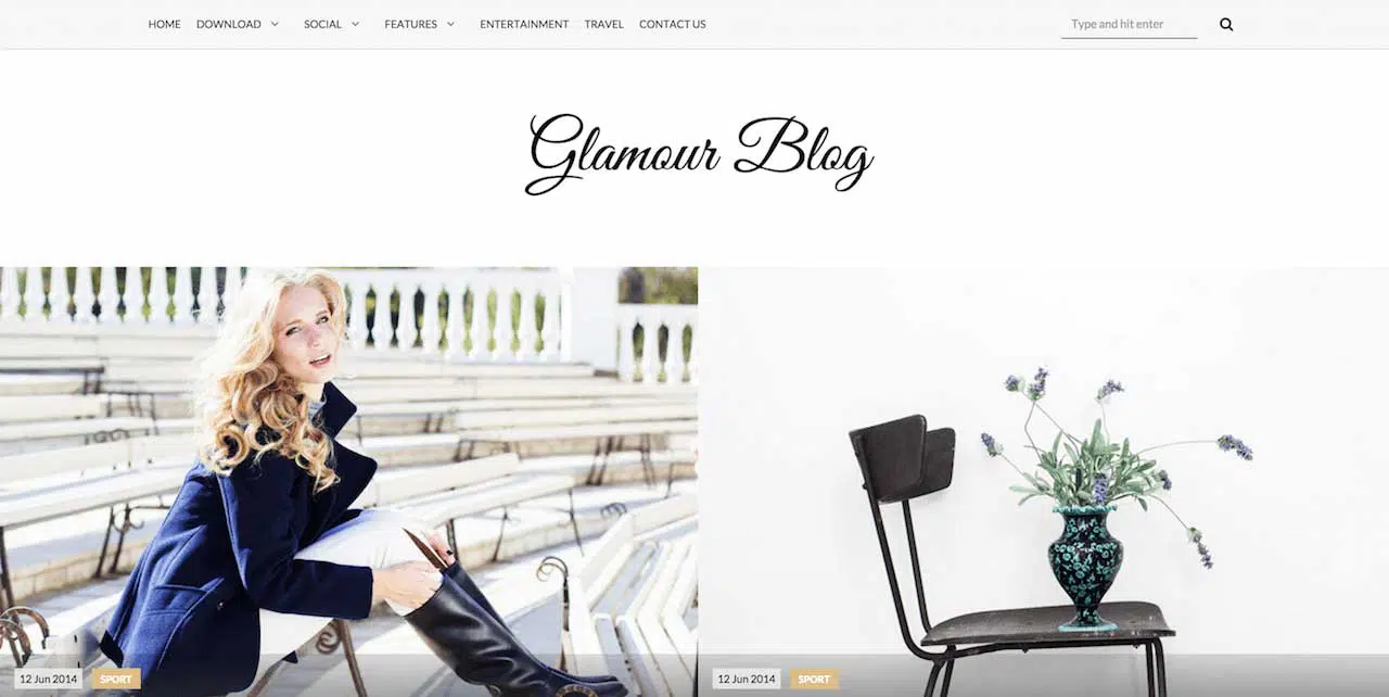 2-Glamour-Blogger-Template