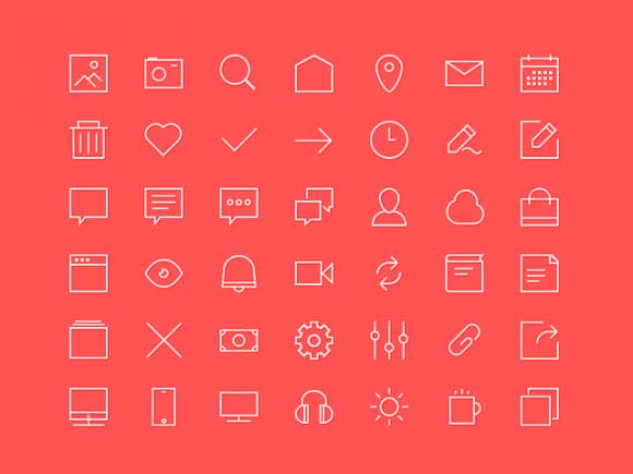  outline icons