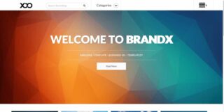 BrandX - Free Blogger Template