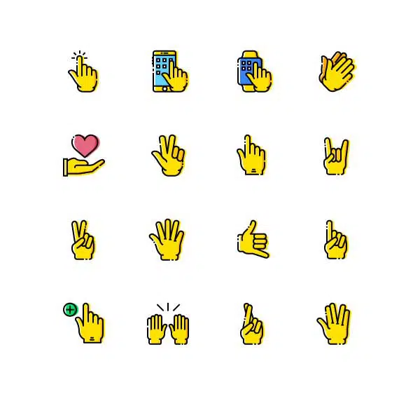 5 16 Gesture Icons