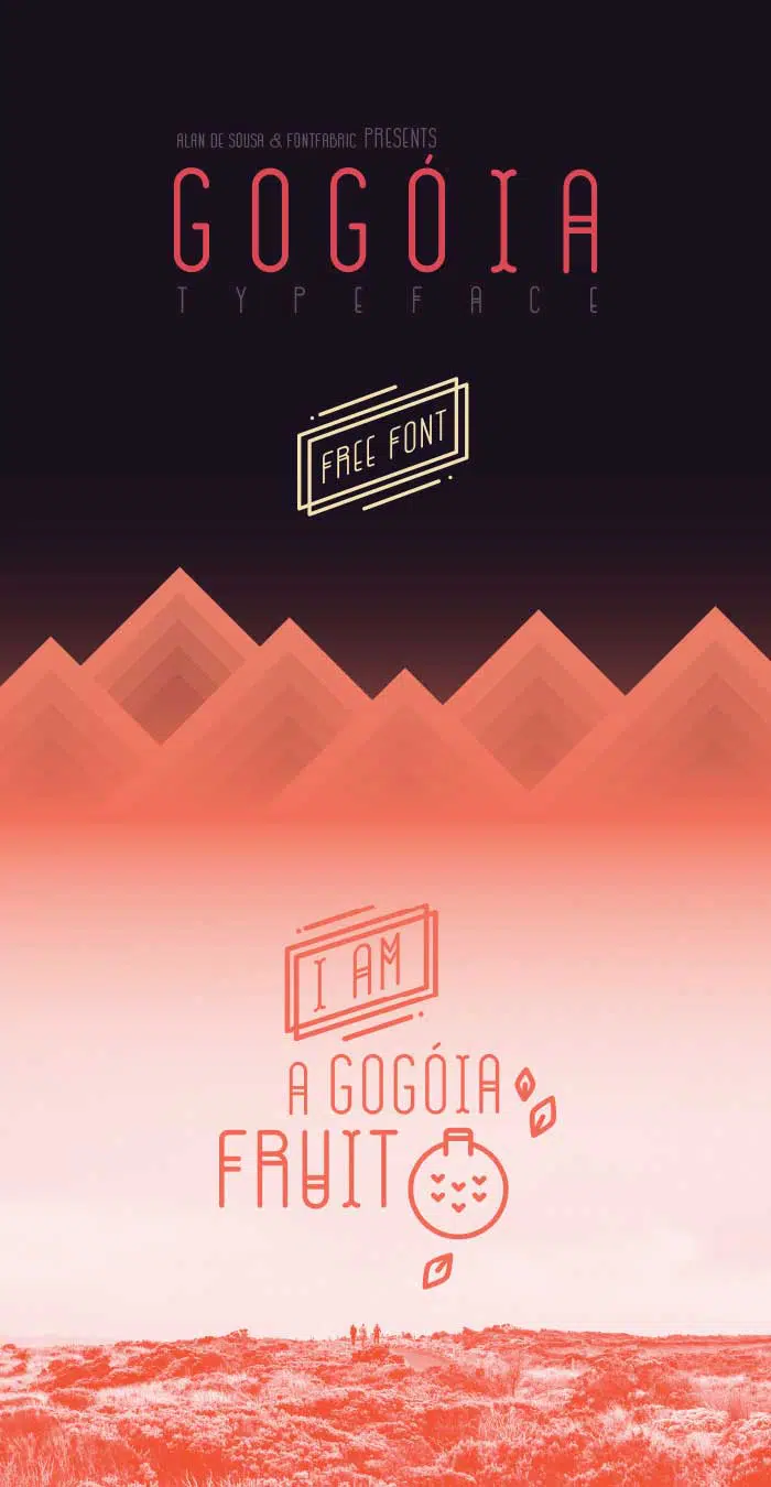 8 GOGOIA free font