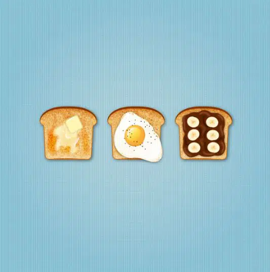 how to create delicious toast icons in adobe illustrator