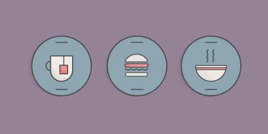 how to create a set of food icons in adobe illustrator