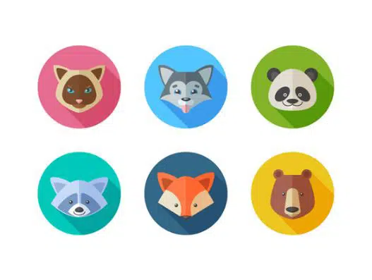 how to create a set of flat animal icons in adobe illustrator