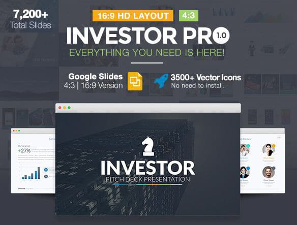 Investor Pitch Deck Google Slides Template