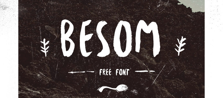 Besom FREE Brush font on Behance