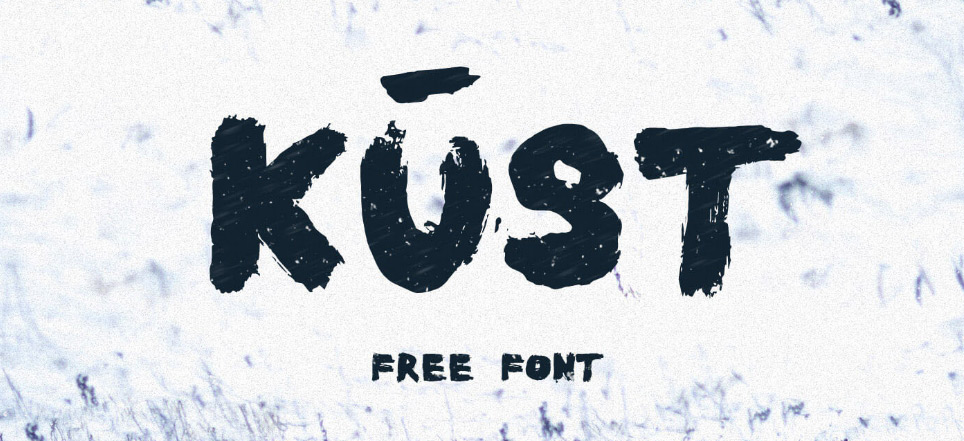 KUST Free Brush Font on Behance