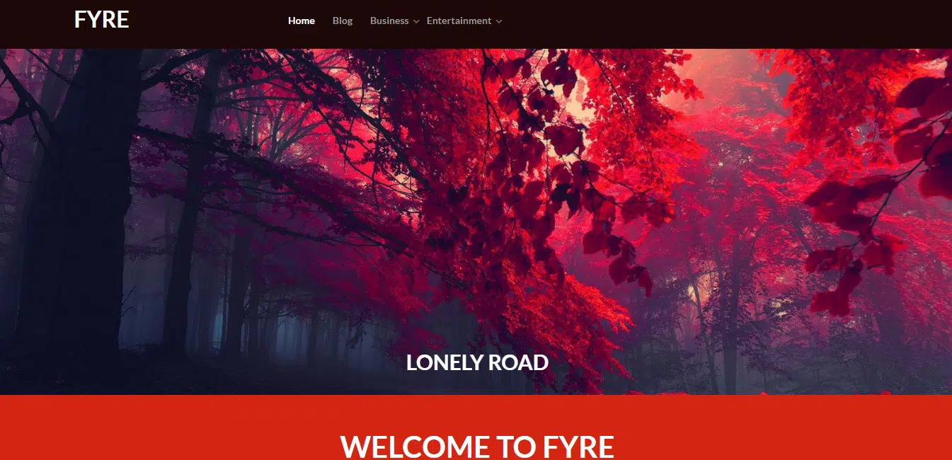 Fyre _ Just another demo Sites site