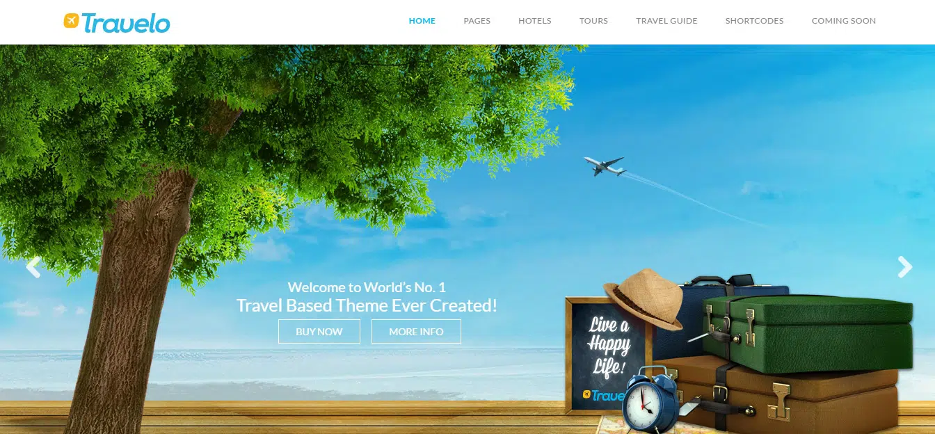 Travelo - Travel Tour Booking WordPress Theme