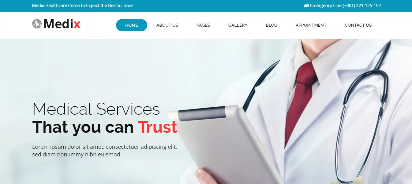 Medix Health & Medical Preview ThemeForest