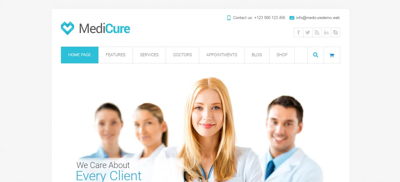 MediCure WordPress Theme by CMSMasters