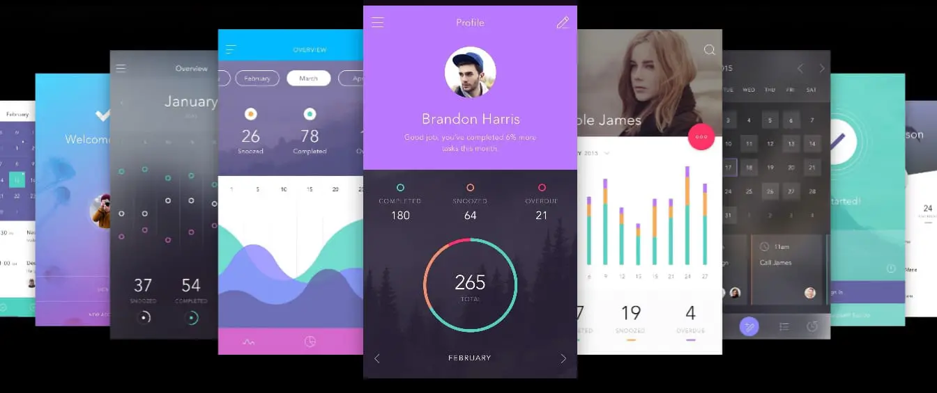 Free to do app UI kit for Photoshop and Sketch _ InVision _ InVision