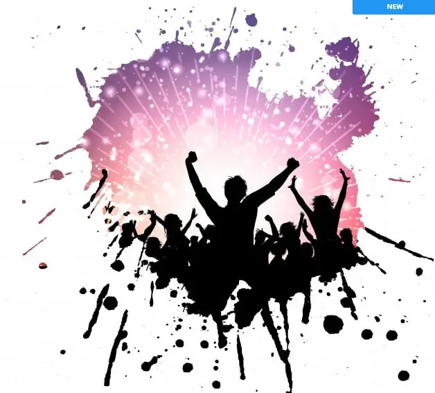 Party-silhouettes-Vector-_-Free-Download