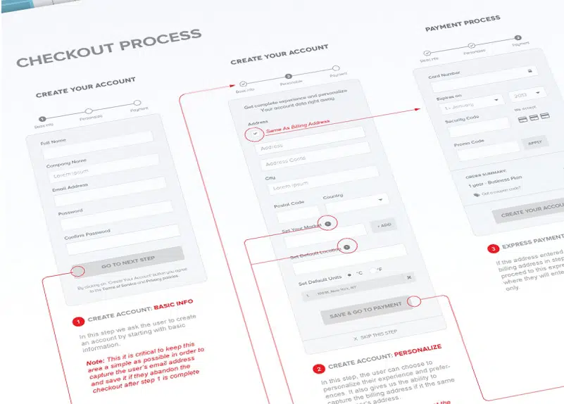 Simplified Checkout Process by Michael Pons - Dribbble